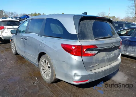 2022 Honda Odyssey Ex-L z USA, uszkodzony, nr VIN 5FNRL6H77NB030446